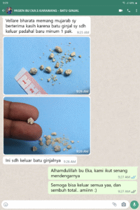 Testimoni WhatsApp 1